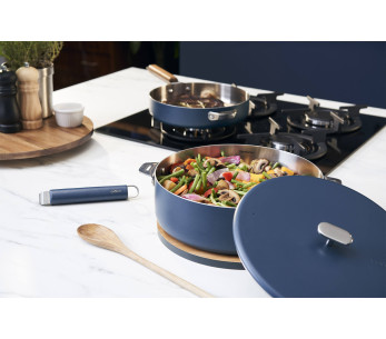 Padella Cookut La Merveilleuse da 28 cm in acciaio inox Steel Green® 2