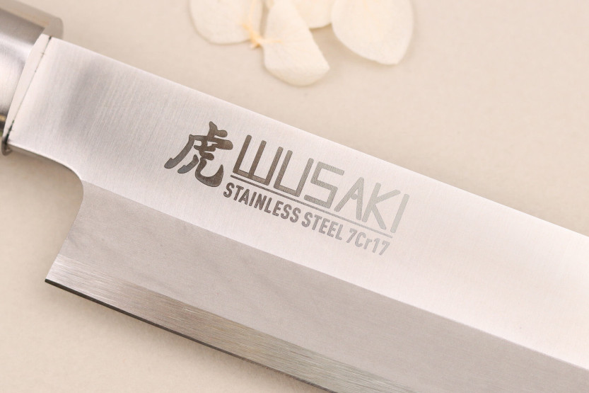 Yanagibakniv 30cm Wusaki Olive 7Cr olivträhandtag + saya