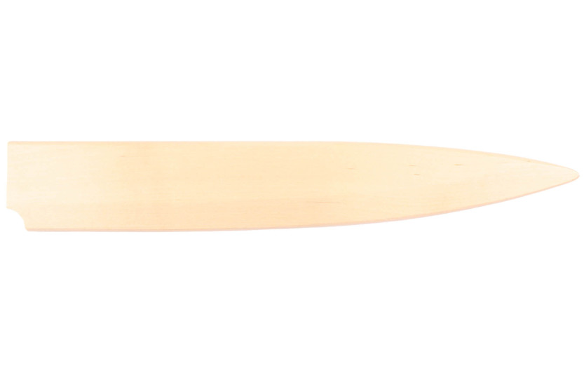 Coltello Yanagiba 30cm Wusaki Olive 7Cr manico in legno d'oliva + saya