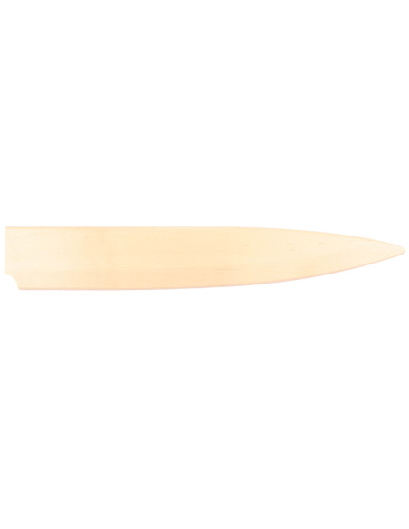 Yanagiba-kniv 30 cm Wusaki Olive 7Cr håndtak i oliventre + saya