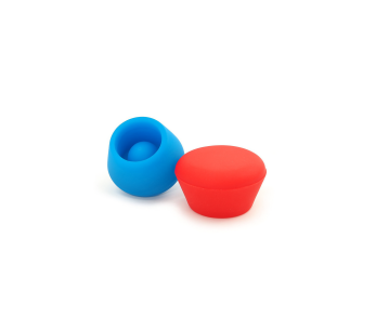 2 tappi di champagne in silicone Pulltex colorati
