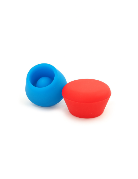 2 tapones de champán de silicona Pulltex de colores