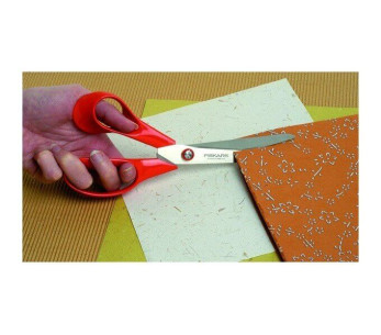 Linkshändige Universalschere Fiskars 21cm rostfrei 2
