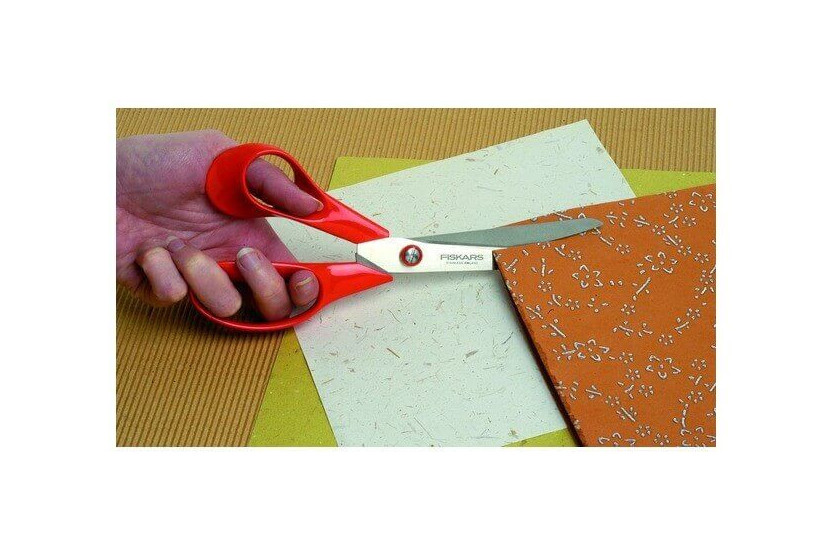 Fiskars universalsaks for venstrehendte 21 cm i rustfritt stål