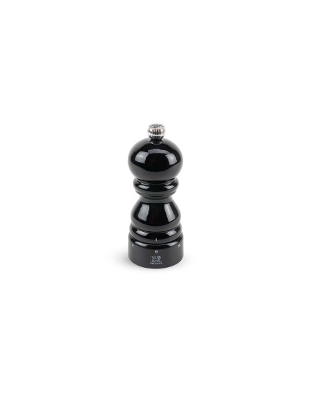 Manuelle Salzmühle Peugeot Paris U'Select aus schwarz lackiertem Holz