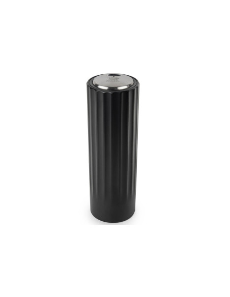 Bomba de vacío automática eléctrica Peugeot Preserve en ABS negro 14cm + 2 tapones