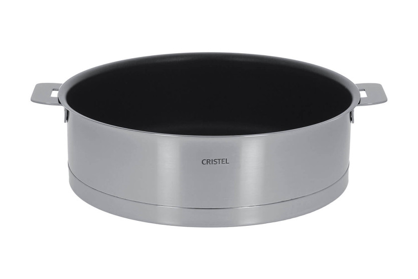 Cristel Strate Amovable non-stick stekpanna i 18/10 rostfritt stål