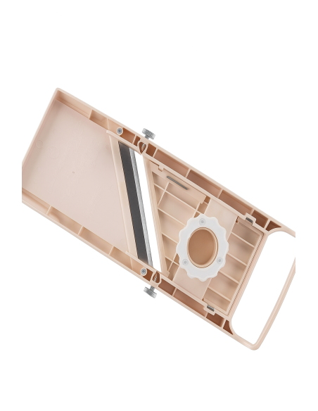 Professionel japansk køkkenmandolin Super Benriner 3 blade + skubber - Justerbar tykkelse 0,5 til 4 mm