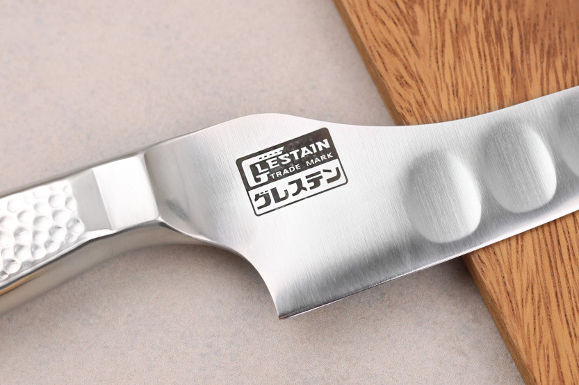 Cuchillo universal japonés de punta hueca Glestain Home Series 14cm con lomo curvado