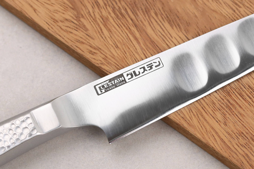 Faca utilitária japonesa de 14 cm com gume com convinhas Glestain Home Series