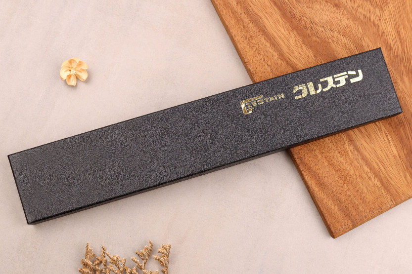 Faca utilitária japonesa de 14 cm com gume com convinhas Glestain Home Series
