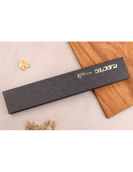 Faca utilitária japonesa de 14 cm com gume com convinhas Glestain Home Series