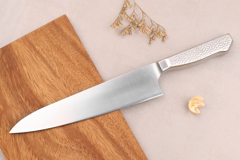 Glestain Home Series 21 cm japansk kokkekniv med hule spidser