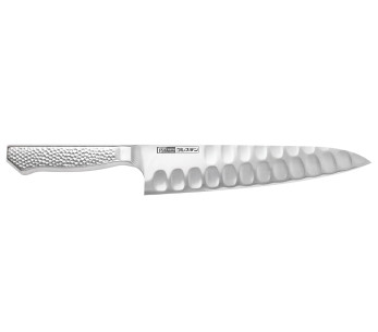 Faca de chef japonesa Glestain Home Series 21 cm com pontas ocas