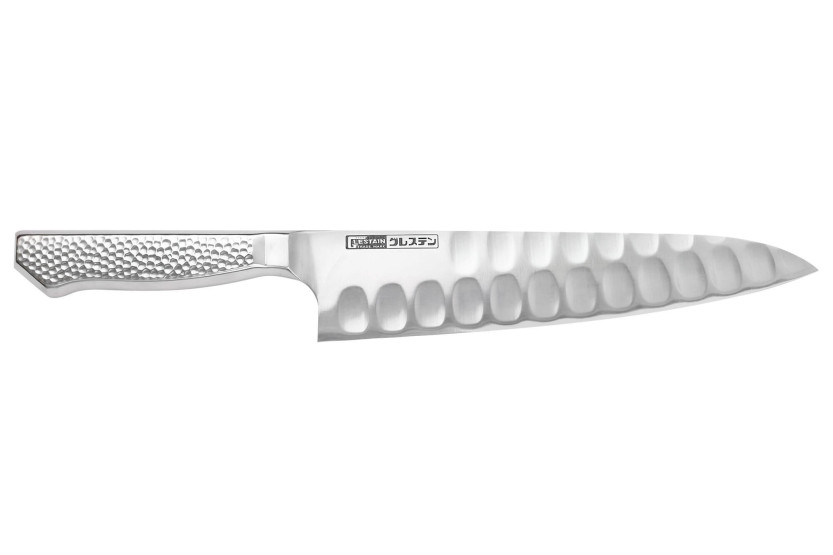Glestain Home Series 21 cm japansk kokkekniv med hule spidser
