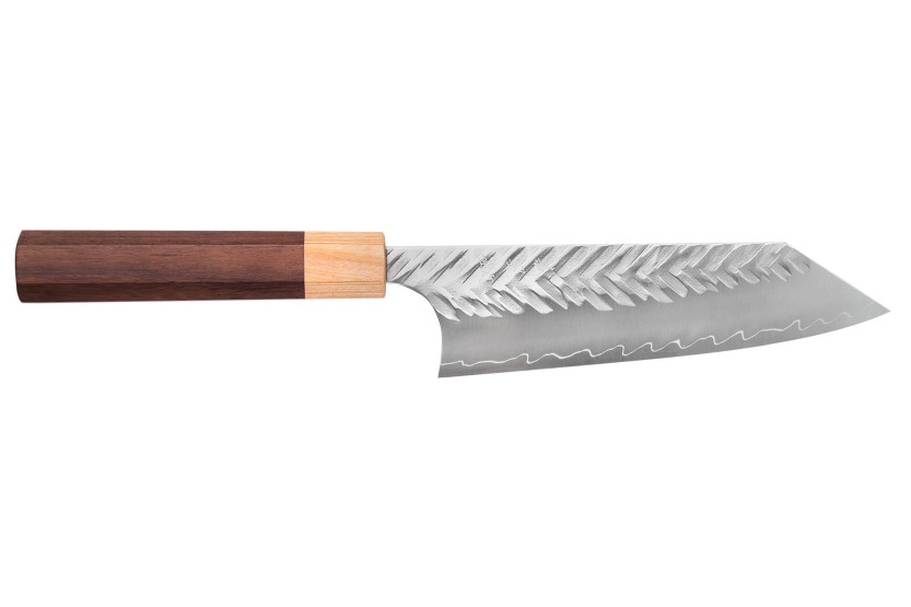 16.5cm Yoshimi Kato SPG Strix V-Tsuchime Cuchillo bunka japonés hecho a mano