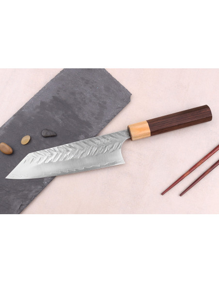 16,5 cm Yoshimi Kato SPG Strix V-Tsuchime japansk håndlaget bunka-kniv