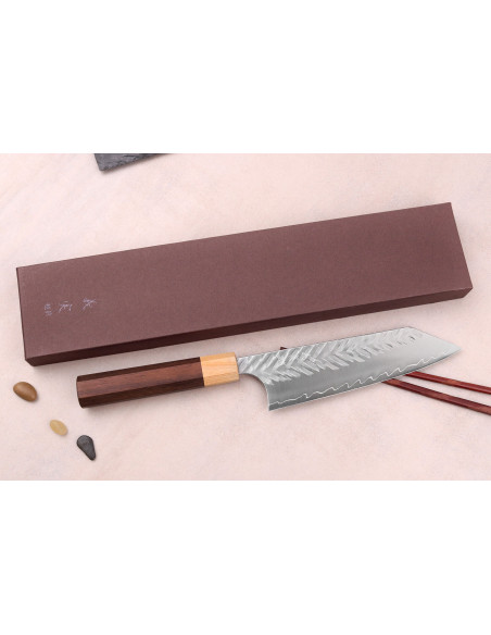 Yoshimi Kato SPG Strix V-Tsuchime 16.5cm Japanese handmade bunka knife