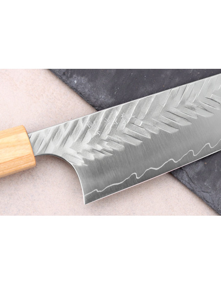 16,5 cm Yoshimi Kato SPG Strix V-Tsuchime japansk håndlaget bunka-kniv
