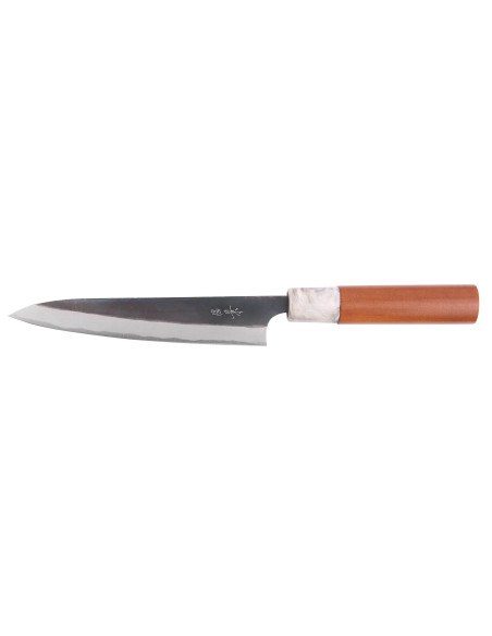 Faca utilitária japonesa artesanal Masakage Mizu 15cm