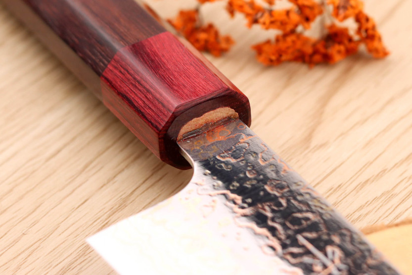 VG10 Rainbow Takeshi Saji Faca bunka japonesa de 16,5 cm feita à mão