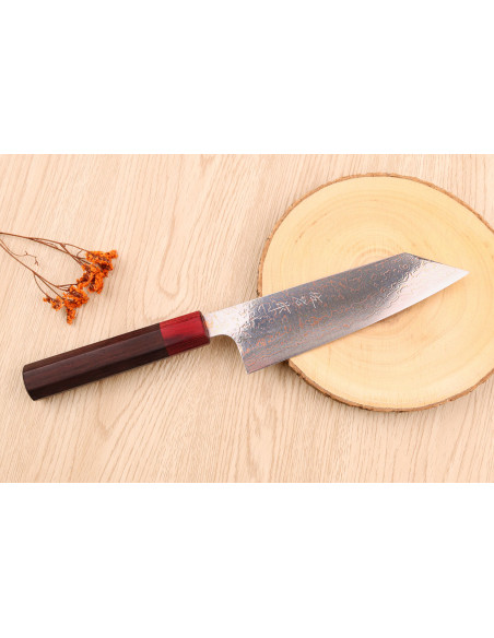 VG10 Rainbow Takeshi Saji 16,5 cm japansk håndlaget bunka-kniv