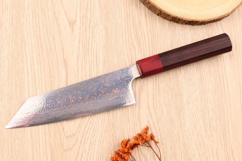 VG10 Rainbow Takeshi Saji 16,5cm Japans handgemaakt bunka mes