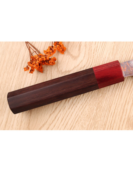 VG10 Rainbow Takeshi Saji 16,5cm Japans handgemaakt bunka mes