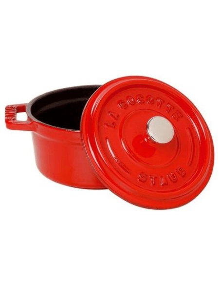 Caçarola de ferro fundido esmaltado cereja STAUB