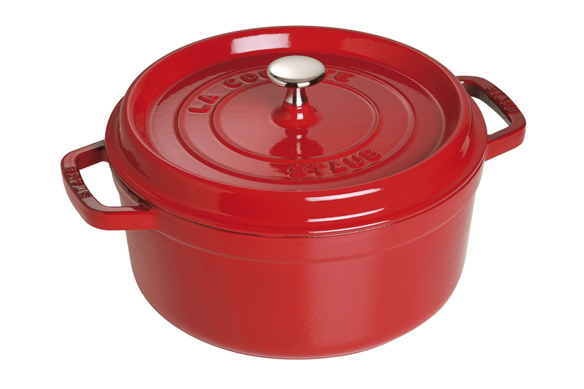 Cacerola de hierro fundido esmaltada en cerezo STAUB
