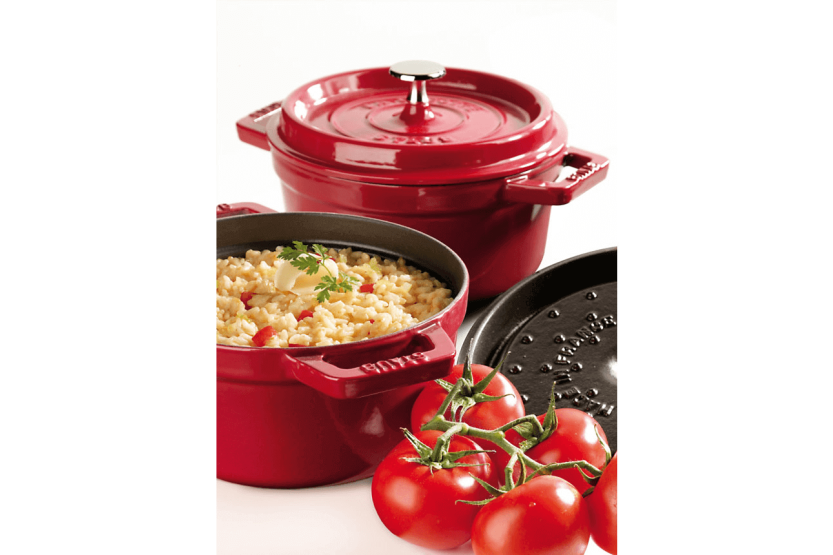 STAUB kersen geëmailleerde gietijzeren braadpan