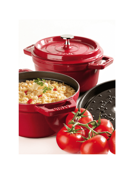 STAUB kersen geëmailleerde gietijzeren braadpan