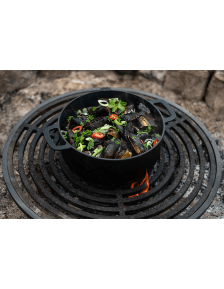 Forno olandese Sous-chef di Combekk in ghisa smaltata nera