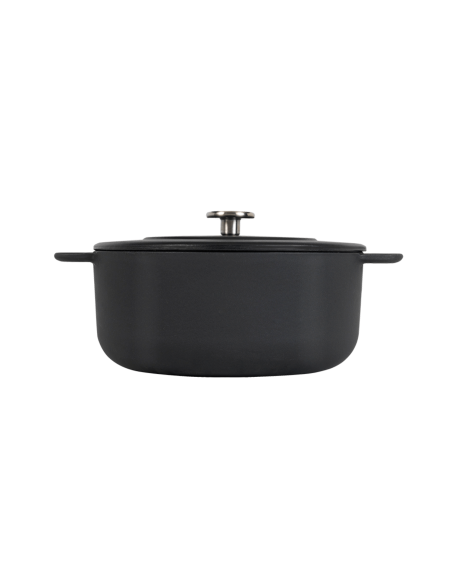Forno olandese Sous-chef di Combekk in ghisa smaltata nera