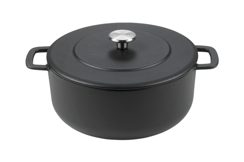 Casseruola in ghisa smaltata nera Combekk Sous-chef Dutch Oven