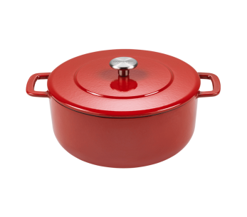 Combekk Sous-chef Dutch Oven in rood geëmailleerd gietijzer