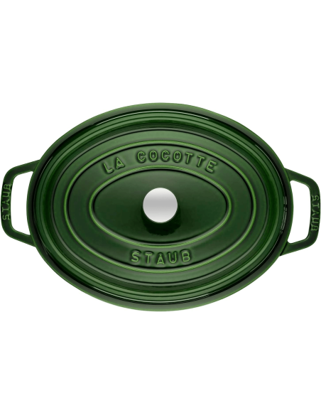 Caçarola oval de ferro fundido esmaltado Staub Basil