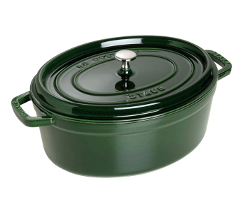 Cacerola ovalada de hierro fundido esmaltado Staub Basil