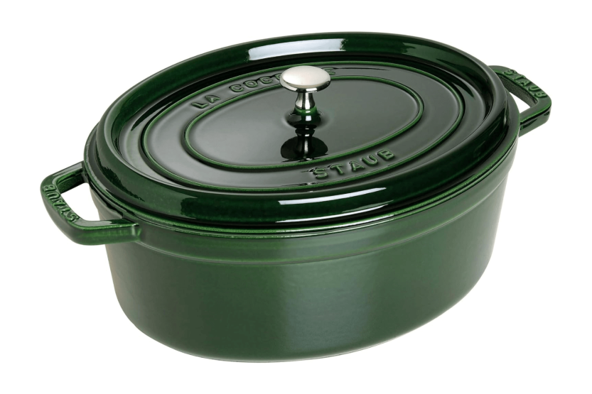 Caçarola oval de ferro fundido esmaltado Staub Basil