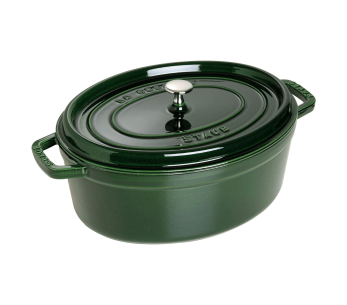 Cacerola ovalada de hierro fundido esmaltado Staub Basil 2