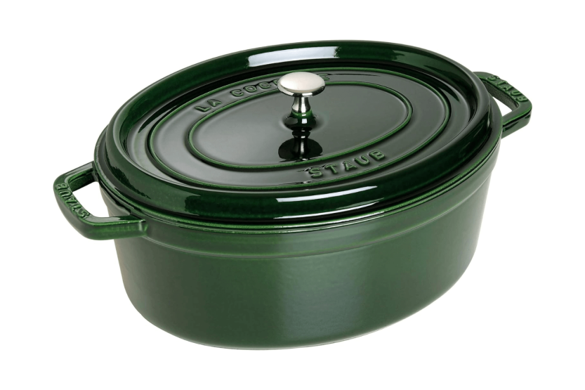 Caçarola oval de ferro fundido esmaltado Staub Basil
