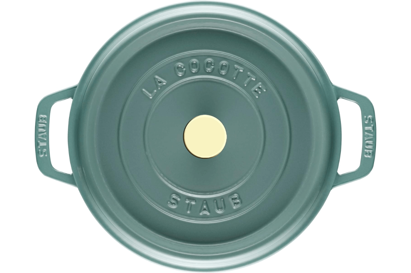 Staub pyöreä emaloitu valurautapata Eucalyptus