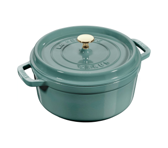 Staub pyöreä emaloitu valurautapata Eucalyptus