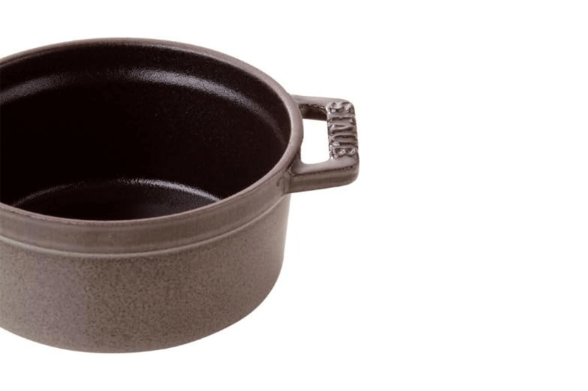 STAUB casseruola rotonda in ghisa smaltata grigio grafite 10 cm