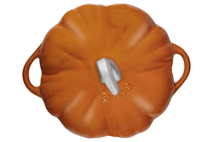 Staub cazuela de calabaza de hierro fundido esmaltada naranja 24cm