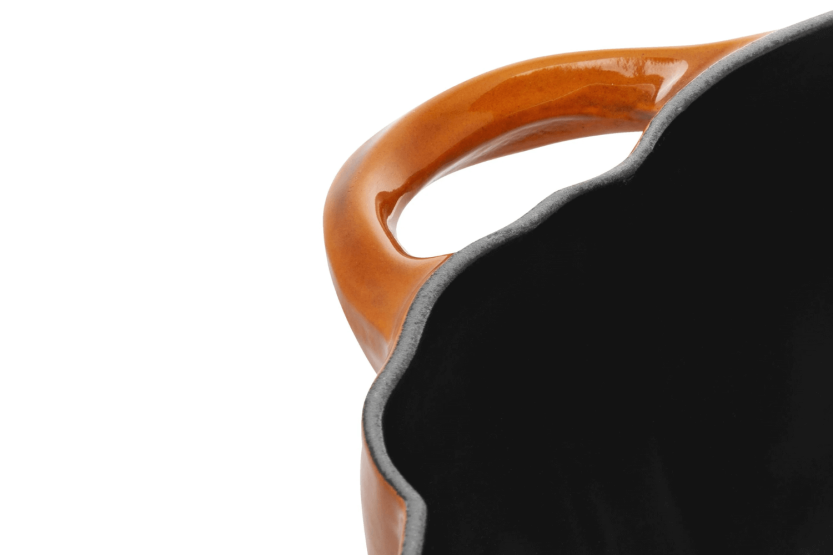 Cocotte Staub pompoen geëmailleerd gietijzer oranje 24cm