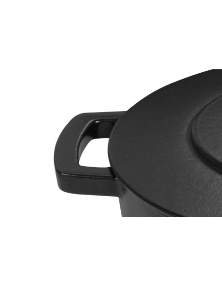 Combekk Original Dutch Oven 28 cm sort emaljeret støbejernsgryde af genbrugsmateriale