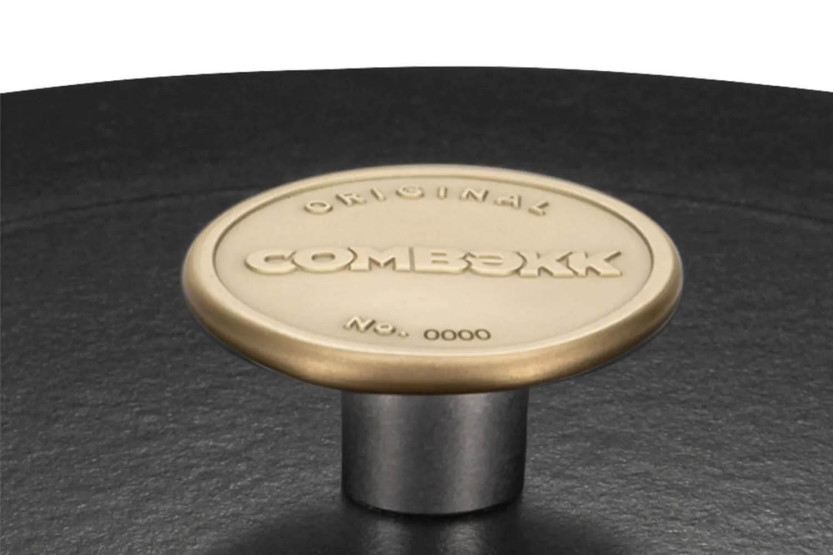Combekk Original Dutch Oven 28cm musta emaloitu kierrätetty valurautainen kattila