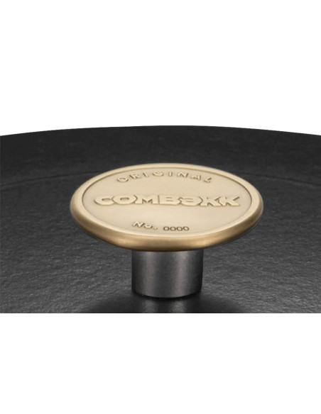 Combekk Original Dutch Oven 28 cm sort emaljeret støbejernsgryde af genbrugsmateriale