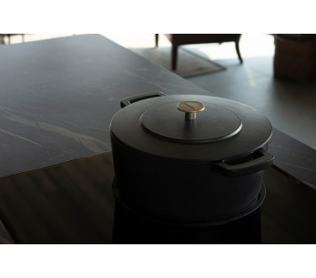 Combekk Original Dutch Oven 28cm musta emaloitu kierrätetty valurautainen kattila 2
